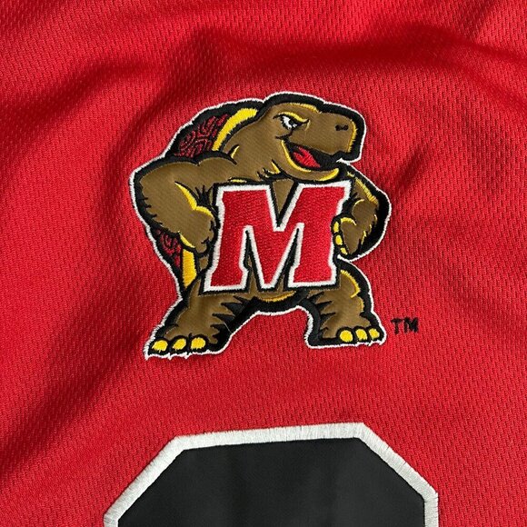 Colosseum Mens Basketball Jersey Maryland Terrapins #3 XL Red - Picture 8 of 8